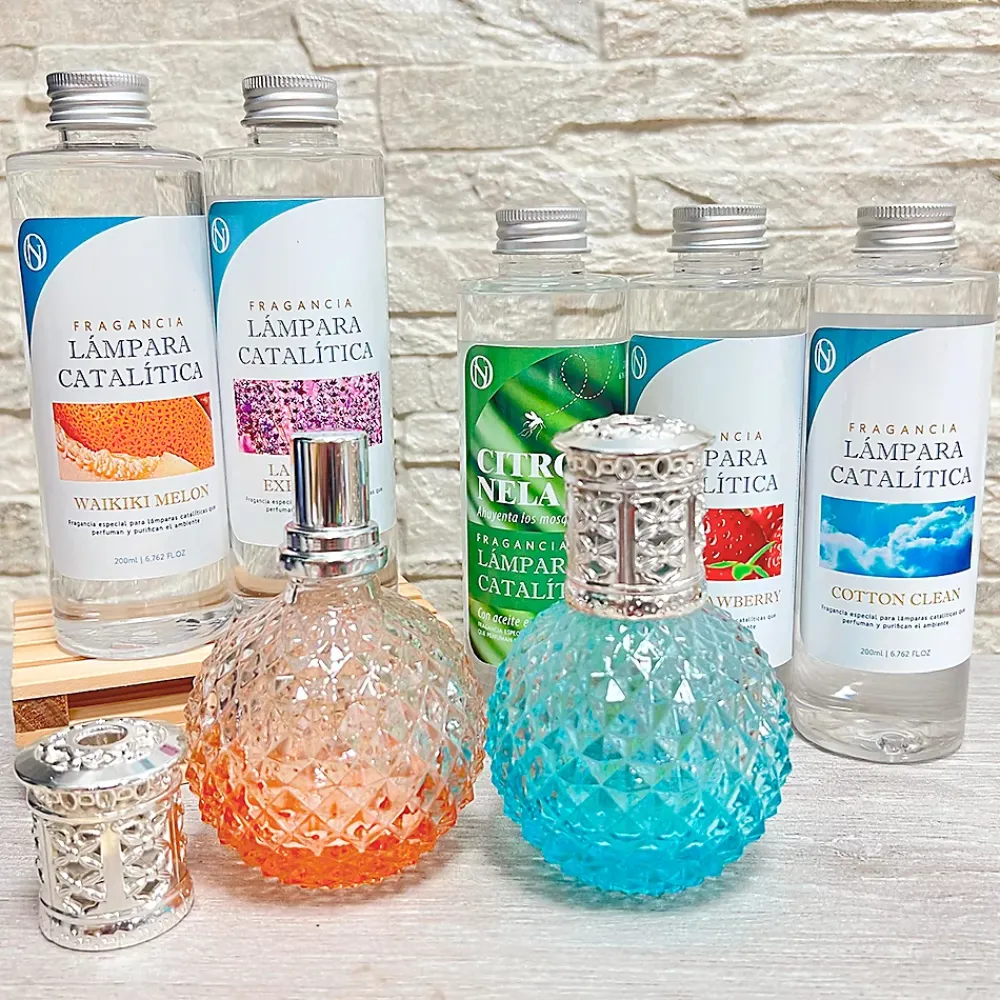 Mamamanuela Parfum Mountain Mint pour lampe catalytique (500 ml) - Élimine les mauvaises odeurs, parfume et nettoie l'environnement* Désodorisant Et Parfum D'Ambiance