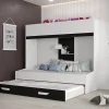 Abiks Meble PARTY 17 Lit superposé 247/165/135 (blanc)*Enfant Lit Enfant