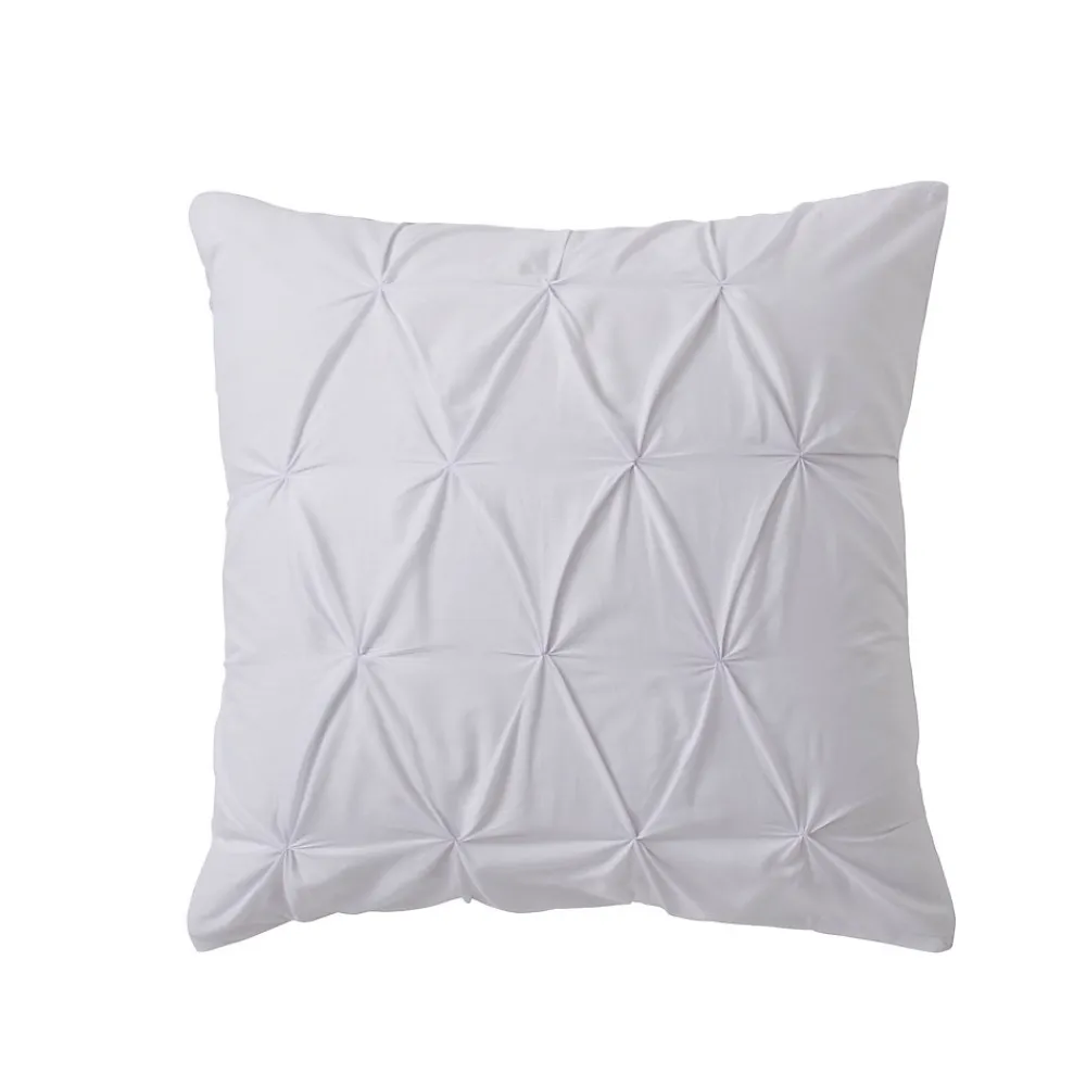 Parure 3 Pièces Heloise 100% Coton (260x240 cm - Blanc)>Douceur D'Intérieur Outlet