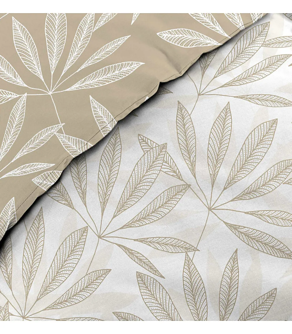 Douceur D'Intérieur Parure 3 pièces 220x240cm 57 fils réversible "Malia" - 220x240cm - Blanc* Housse De Couette