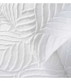 Douceur D'Intérieur Parure 3 pièces 240x260cm tufté blanc - 240x260cm - Blanc* Housse De Couette