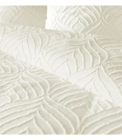 Parure 3 pièces 220x240cm tufté ivoire - 220x240cm - Ivoire><noscript><img width=
