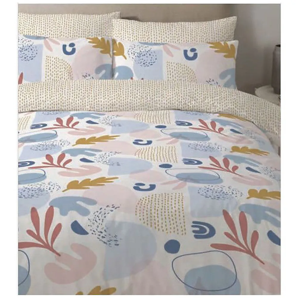 Copenhagen Home Parure de couette "Anisa" toutes dimensions 100% Coton / 57 Fils/cm² - Parure de couette 240 x 220 cm + 2 Taies d'oreiller 63 x 63* Housse De Couette