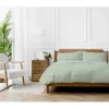Parure de couette "Arri" toutes dimensions 100% Coton / 57 Fils/cm² - Arri Sauge - Parure de couette 240 x 220 cm + 2 Taies d'orei>Copenhagen Home New