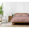 Parure de couette "Arri" toutes dimensions 100% Coton / 57 Fils/cm² - Arri Terracotta - Parure de couette 260 x 240 cm + 2 Taies d>Copenhagen Home Sale