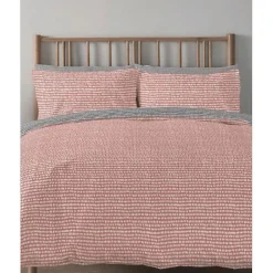 Parure de couette "Arri" toutes dimensions 100% Coton / 57 Fils/cm² - Arri Terracotta - Parure de couette 260 x 240 cm + 2 Taies d>Copenhagen Home Sale