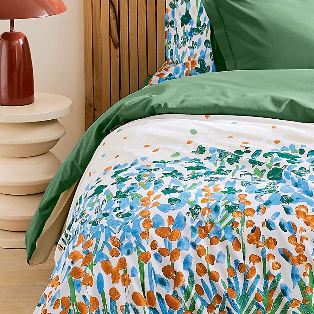 Parure de couette au style printanier (140x200 cm - Vert)>Tradilinge Outlet