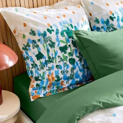 Tradilinge Parure de couette au style printanier (200x200 cm - Vert)* Parure De Lit
