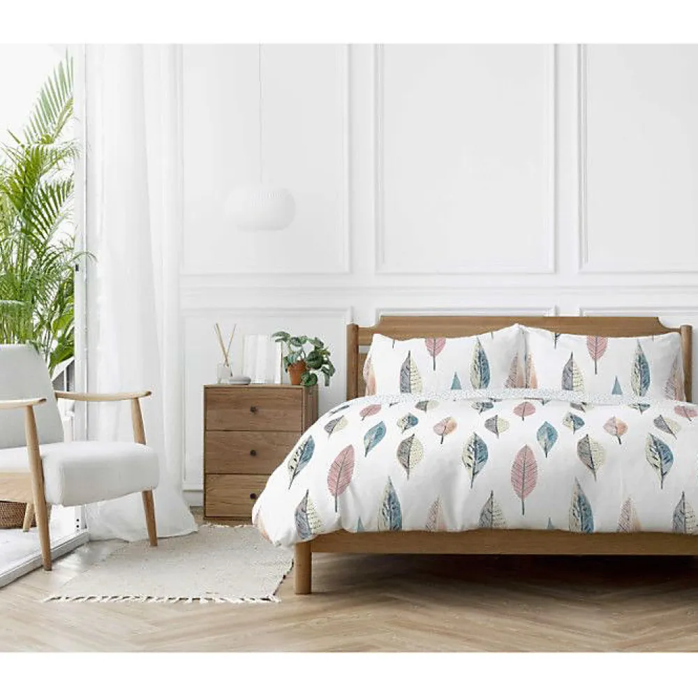 Parure de couette "Flynn" toutes dimensions 100% Coton / 57 Fils/cm² - Parure de couette 240 x 220 cm + 2 Taies d'oreiller 63 x 63>Copenhagen Home Hot