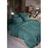 L'Effet Papillon Parure de draps 4 pièces & 5 pièces "Gaïa" Gaze de Coton - Gaïa Canard - Parure de draps 5 pièces (1 Drap plat 240 x 300 + 1 Drap* Parure De Lit