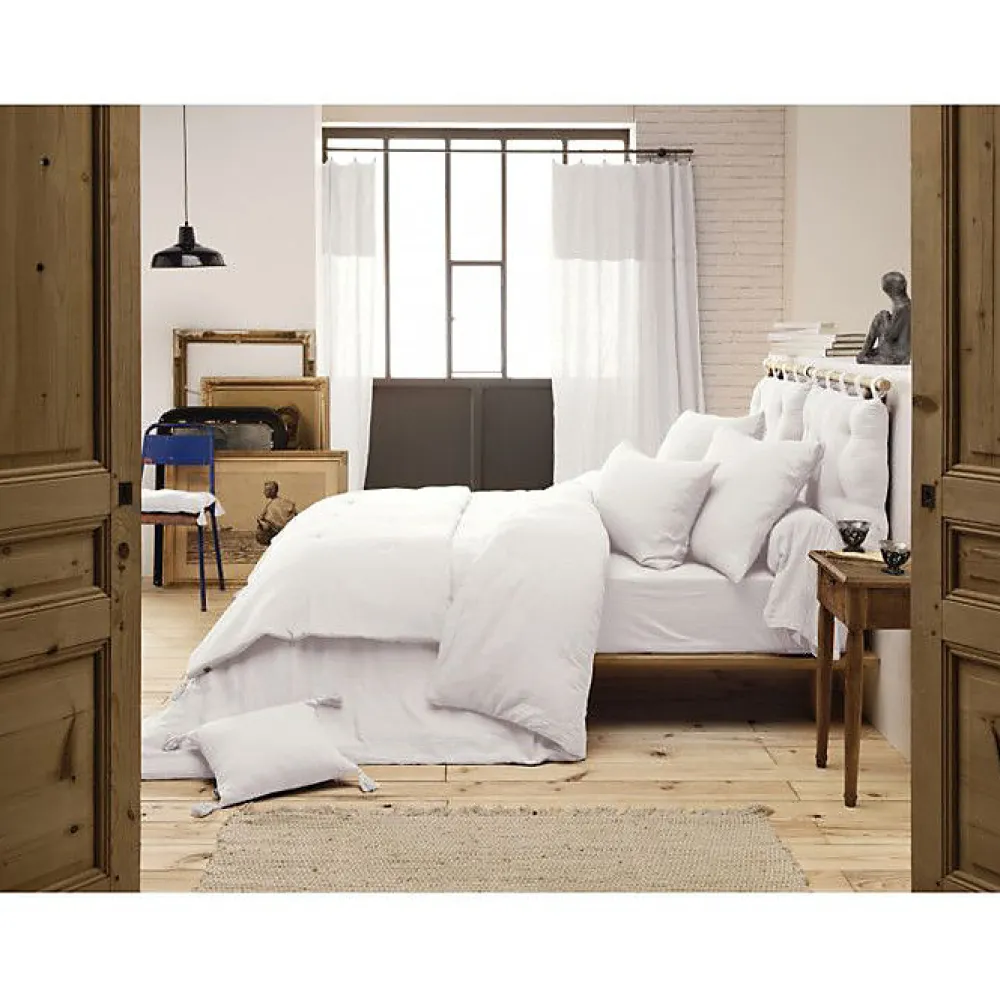 Parure de draps 4 pièces & 5 pièces "Gaïa" Gaze de Coton - Gaïa Chantilly - Parure de draps 4 pièces (1 Drap plat 240 x 300 + 1 Dr>L'Effet Papillon New