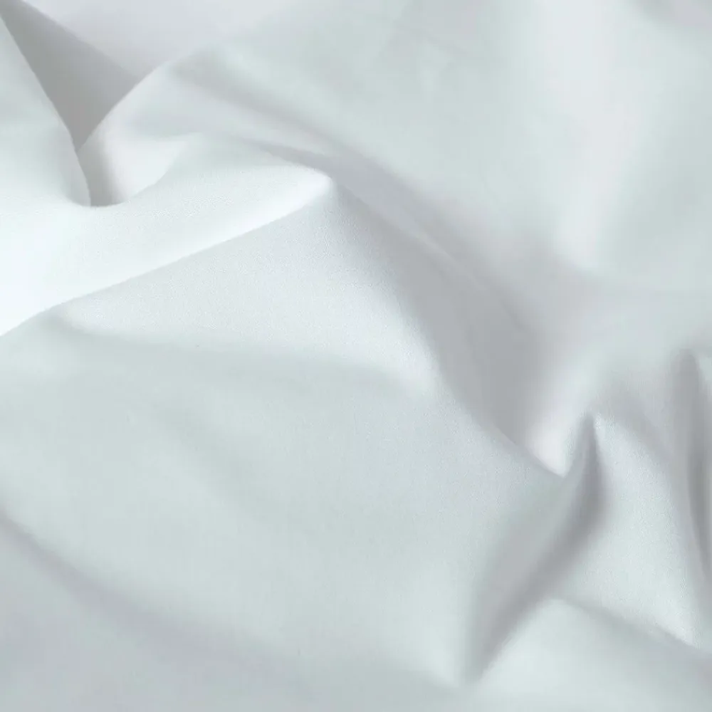 Homescapes Parure de lit 100% coton égyptien 200 fils blanc, 135x200cm -* Parure De Lit