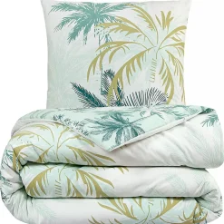 Future Home Parure de lit 2 personnes feuillage réversible 260x240cm* Parure De Lit