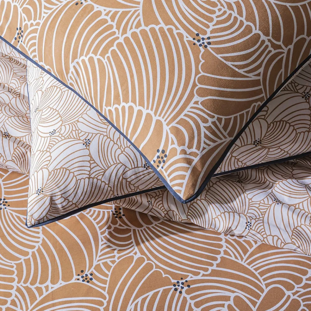 Parure de lit 2 personnes graphique floral en coton 260x240cm>Future Home Sale