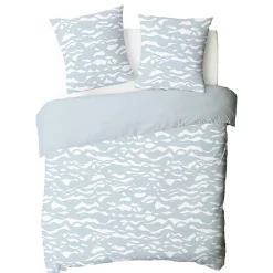 Future Home Parure de lit 2 personnes nuage réversible en coton 240x220cm* Parure De Lit