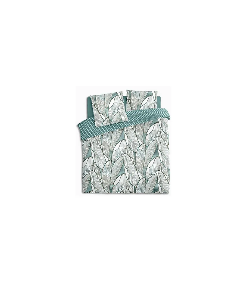 Parure de lit 2 Personnes 240 x 220 cm Housse de couette avec 2 taies Imprimé Moana>Atmosphera Hot