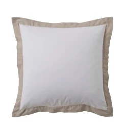 Parure de lit 3 Pièces coton et lin (240x220 cm - Blanc)><noscript><img width=