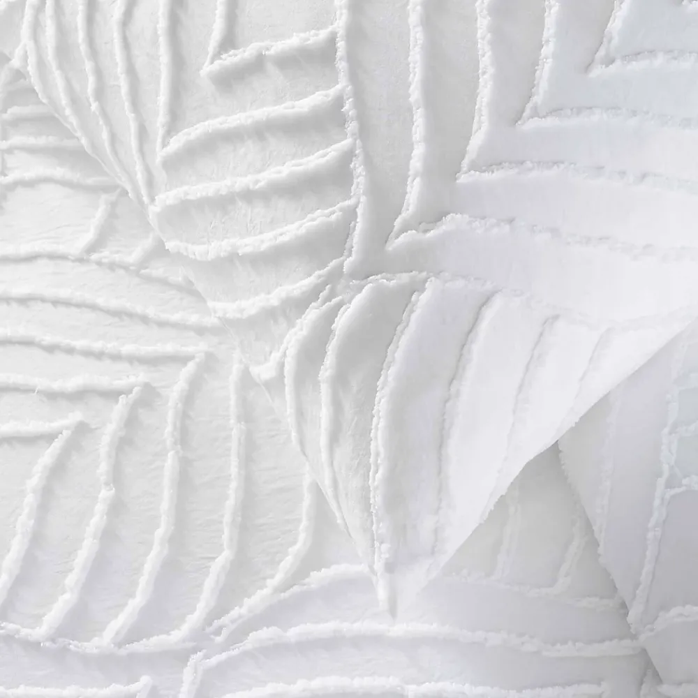 Douceur D'Intérieur Parure de lit 3 pièces tufté (240x220 cm - Blanc)* Parure De Lit