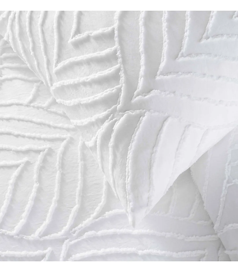 Douceur D'Intérieur Parure de lit 3 pièces tufté (240x220 cm - Blanc)* Parure De Lit
