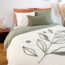 Linnea Parure de lit 3 pièces 260x240 cm HERBIER coton lavé* Parure De Lit