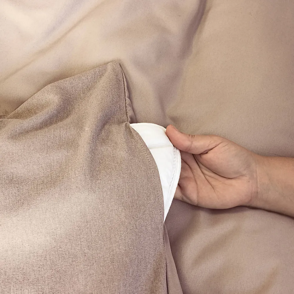 Parure de lit 3 pièces 240x220 cm microfibre SENSATION FLANELLE rose>Linnea Clearance