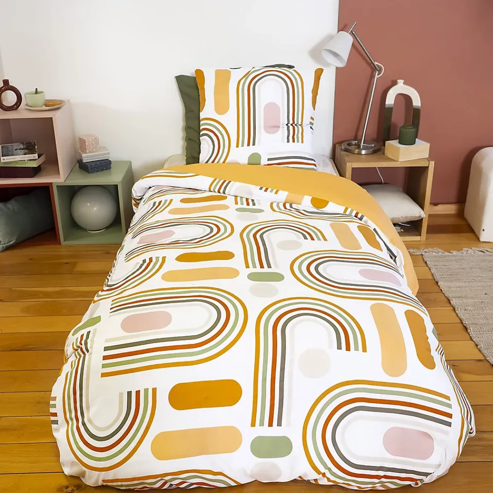 Linnea Parure de lit 2 pièces 140x200 KARTING 100% polyester microfibre* Parure De Lit