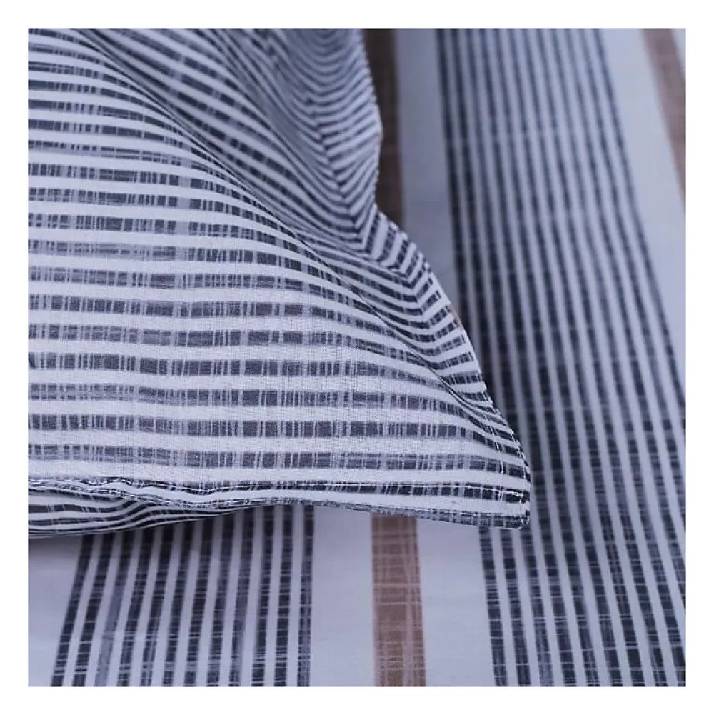 Parure de lit - TODAY Kargo - 220x240 cm - 2 personnes - coton imprimé rayé>Todays Tools