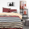 Parure de lit - TODAY Sunshine - 240x260 cm - 2 personnes - coton imprimé rayé>Todays Tools Outlet