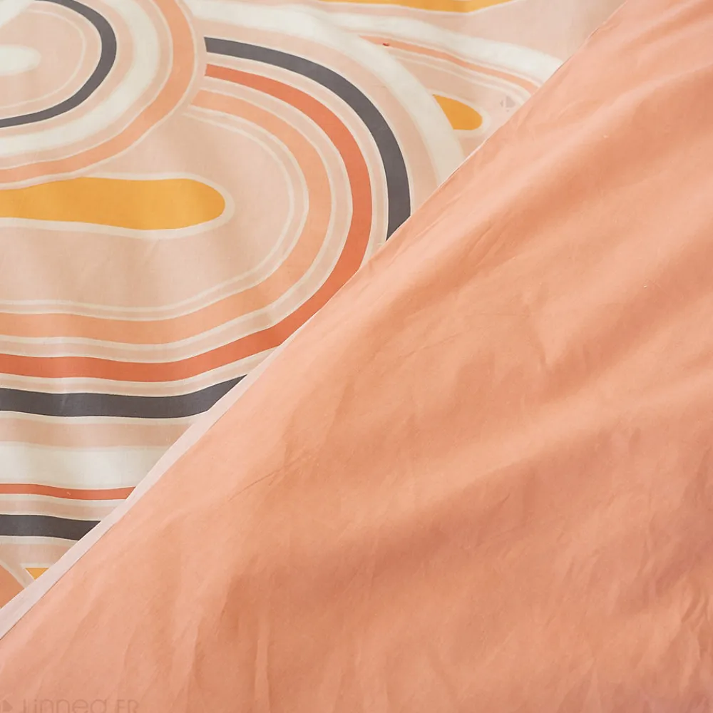 Parure de lit collection LOVE 240x220 cm pur coton rose 3 pièces>Linnea