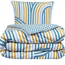 Future Home Parure de lit double arche en microfibre lavée 260x240cm* Parure De Lit