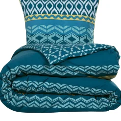 Parure de lit double ethnique en microfibre lavée 200x200cm><noscript><img width=