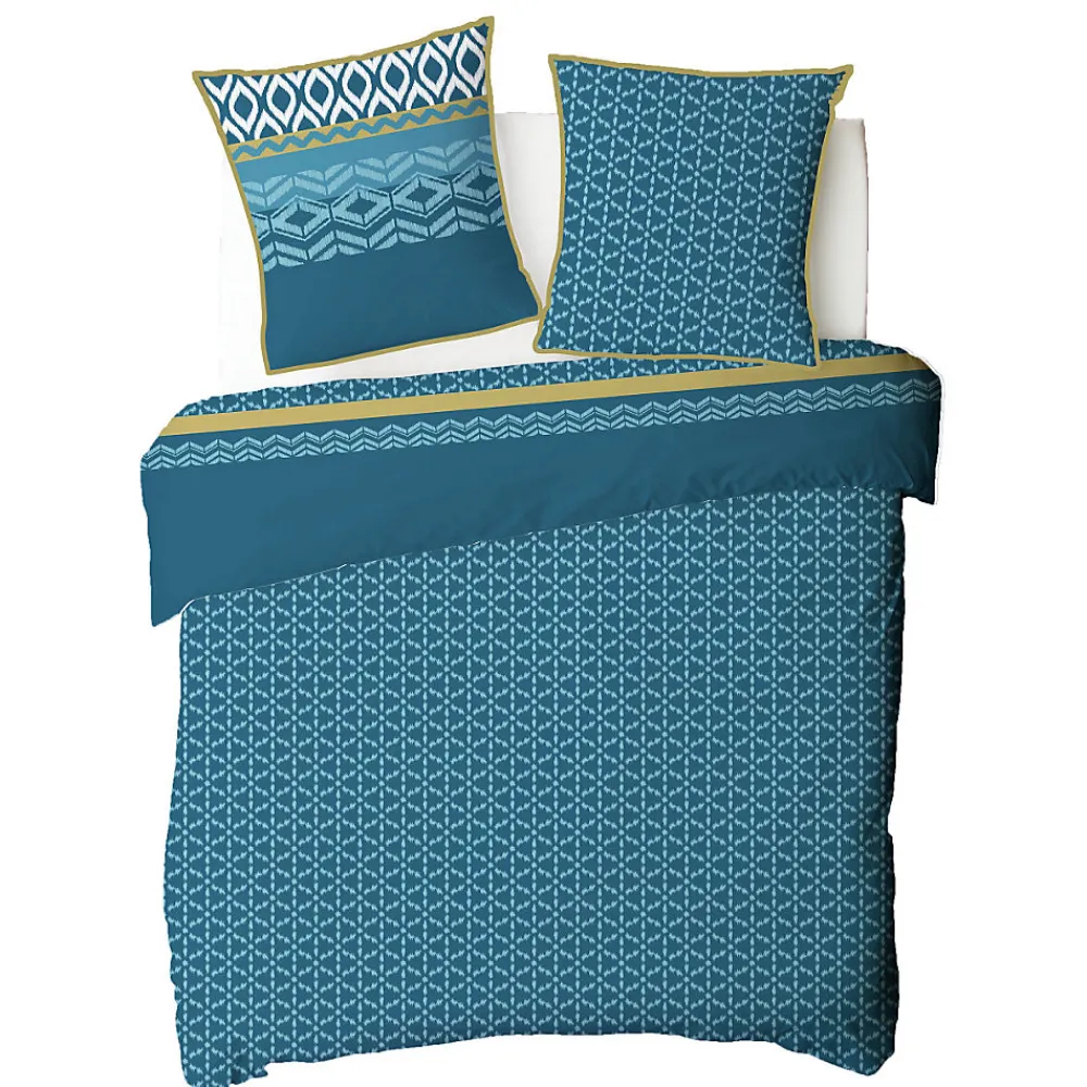 Parure de lit double ethnique en microfibre lavée 200x200cm>Future Home New