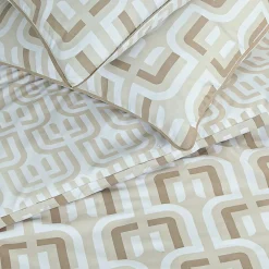 Parure de lit double rétro en microfibre lavée 260x240cm>Future Home Online