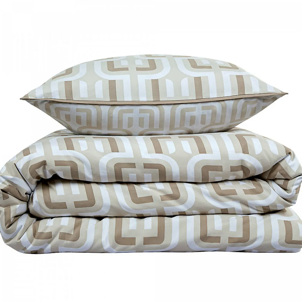 Parure de lit double rétro en microfibre lavée 260x240cm>Future Home Online