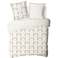 Parure de lit double rétro en microfibre lavée 260x240cm><noscript><img width=
