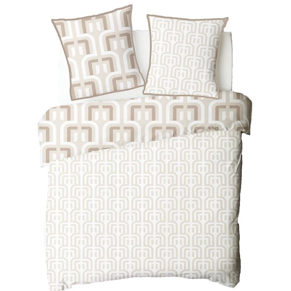Parure de lit double rétro en microfibre lavée 260x240cm>Future Home Online