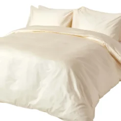 Homescapes Parure de lit en coton égyptien bio 400 fils écru, 230x220cm -* Parure De Lit