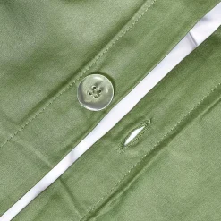 Parure de lit en coton égyptien bio 400 fils vert mousse, 230x220cm -><noscript><img width=
