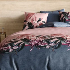 Parure de lit en double gaze de coton Floria>Eden Sale