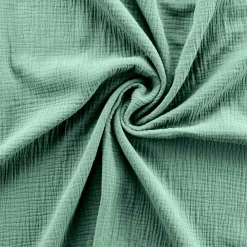 Douceur D'Intérieur Parure de lit en gaze de coton (240x220 cm - Sauge)* Parure De Lit