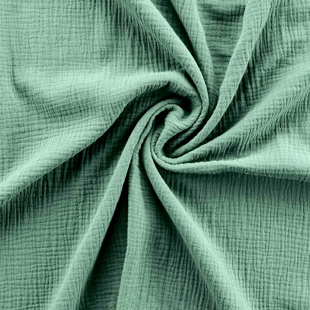 Douceur D'Intérieur Parure de lit en gaze de coton (240x220 cm - Sauge)* Parure De Lit