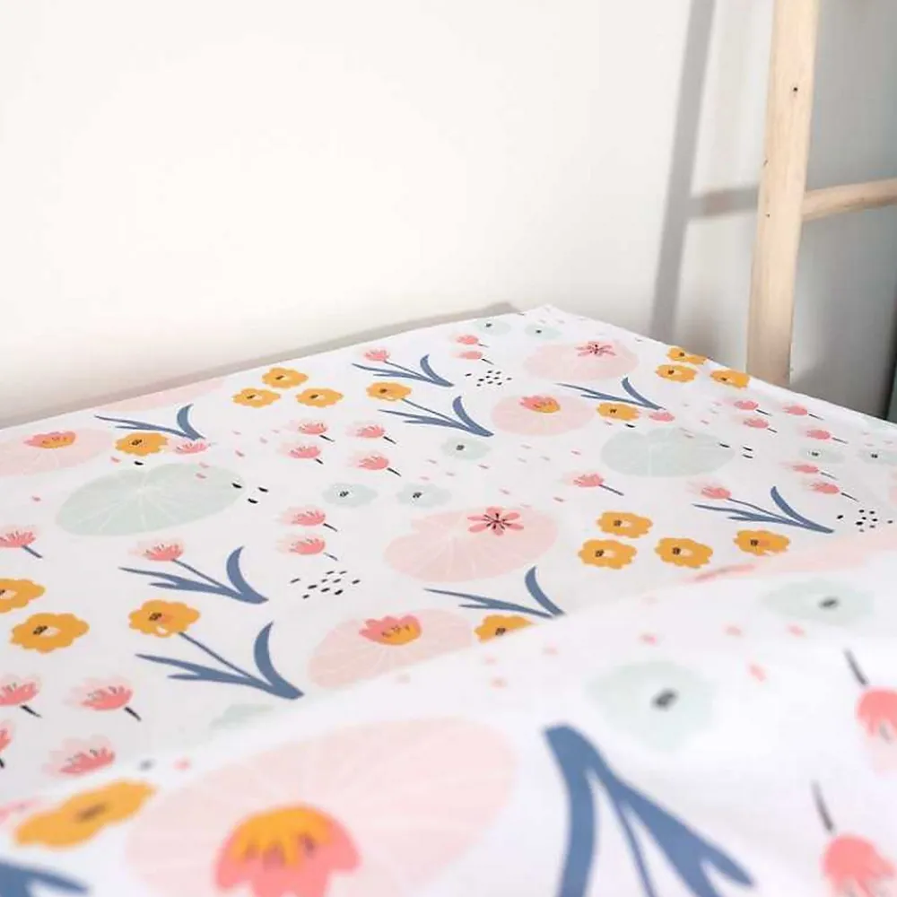 Parure de lit enfant Cygne - Coton 57 fils/cm²>Côté Déco Hot