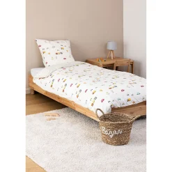 Parure de lit enfant réversible voitures - 100% coton 57 fils/cm²><noscript><img width=