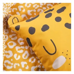 Todays Tools Parure de lit enfant TODAY Funny - 140x200 cm - 100% Coton - imprimé léopard* Parure De Lit