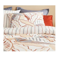 Eden Parure de lit Feuilles graphique skyra* Parure De Lit
