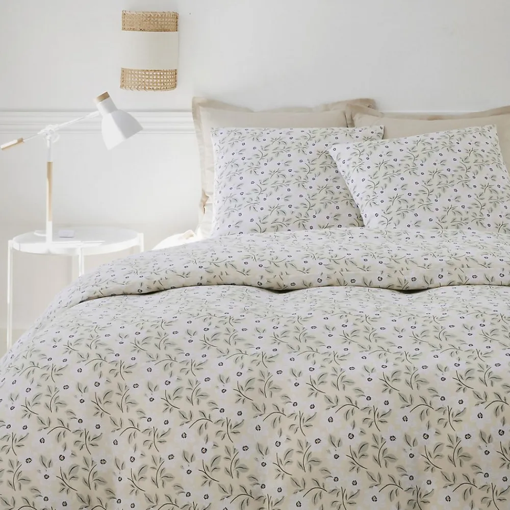 Parure de lit gaze de coton Lucile>Eden