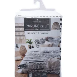 Atmosphera Parure de Lit imprimé Jungle en 240 x 220* Parure De Lit