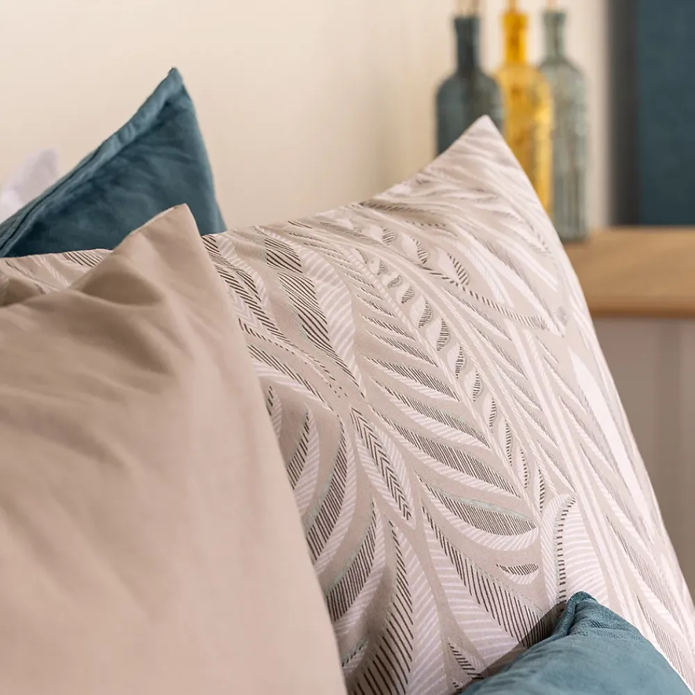 Atmosphera Créateur D'Intérieur Parure de lit imprimée Nalh 260x240cm beige lin - Atmosphera* Parure De Lit