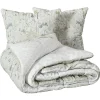Parure de lit imprimée Sonie blanc 240x220cm - Atmosphera>Atmosphera Créateur D'Intérieur Discount