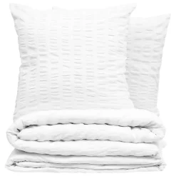 Parure de lit Irhia 240x220cm blanc - Atmosphera>Atmosphera Créateur D'Intérieur Hot
